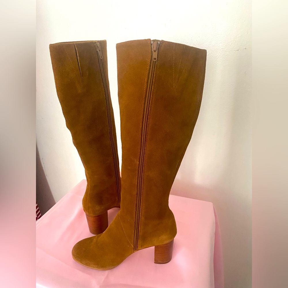 Soludos Tan Ankle Boots